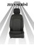 Seat Ibiza Hatchback 2011 Aracınıza Uyum Sağlayan Tam Takım Oto Koltuk Kılıfı - Keten Deri Detay - Zeus Model 2