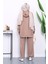 Vizon Fermuarlı Tunik Pantolonlu Modal Takım 4