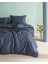 Madame Coco Crep King Size %100 Pamuk Düz Nevresim Takımı - Indigo 3