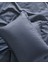 Madame Coco Crep King Size %100 Pamuk Düz Nevresim Takımı - Indigo 6