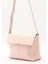 Kapaklı Deri Çanta Pembe 5