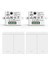 2pcs Kablosuz Işık Duvar Anahtarı Rf 433MHZ Röle Alıcı 2x 2gang Panel Anahtarı LED Lamba Için LED Uzaktan Kumanda (Yurt Dışından) 1