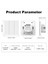 Yükseltme Tuya Zigbee Milimetre Dalgası Insan Vücudu Indüksiyon Anahtarı Duvar Anahtarı Tek Yangın Anahtarı Manyetik Tutma Eu Itme (Yurt Dışından) 5