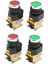 4pcs 22MM Montaj 10A 380V Dpst Kırmızı Yeşil Anlık Push Düğmesi Anahtarı (Yurt Dışından) 1