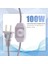 Beyaz Lamba Güç Kablosu W Dimmer Anahtarı Ac 250V/110V Us Fişi (Yurt Dışından) 3