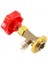 2x R134A Can Canıster Onader Onader Tap Tapper M14/1/4 Inç Sae Klima Soğutucu Valf Kırmızı + Altın Tapa (Yurt Dışından) 3