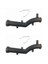 2x 980061880 1351VF Citroen C4 Peugeot 207 308 Için Metal Klipsli Motor Soğutucu Su Hortumu (Yurt Dışından) 1