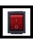 100 x Kırmızı Işıklı Işık Açık/kapalı Dpst Tekne Rocker Switch 16A/250V 20A/125V Ac (Yurt Dışından) 4