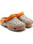 Juli Çocuk Sabo Terlik Gri Turuncu 30/35 7