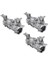 3x Araç Motoru Ateşleme Anahtarı Direksiyon Kilidi Jetta Golf Mk5 Mk6 Eos Tıguan 1k0 905 851 B (Yurt Dışından) 1
