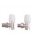 Termostatik Radyatör Valfi 2pcs 15MM x 1/2 Inç Termostatik Açılı Trv Termostatik Radyatör Vanası Ev Ofis (Yurt Dışından) 4