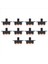 10 x Dc 0 5A 50V 3 Konum 2P2T Dpdt Panel Montaj Slide Switch SS23D32 (Yurt Dışından) 1