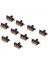 10 x Dc 0 5A 50V 3 Konum 2P2T Dpdt Panel Montaj Slide Switch SS23D32 (Yurt Dışından) 3
