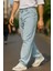 Erkek Yüksek Bel Bol Kesim Baggy Loose Fit Jean PANTOLON-C352 5