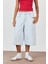 Açık Mavi Normal Bel Denim Şort Bermuda 3