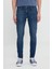 Pamuklu Skinny Fit Normal Bel Dar Paça Jeans Erkek Kot Pantolon L73615 6xt 1