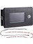 Golf Sepeti Pil Metre LCD Ekran Voltmetre 10-100V Volt Metre Sıcaklık Göstergesi Rv Araçlar Otomobil Yatları (Yurt Dışından) 3