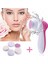 Mujgan Pilli Yüz Cilt Temizleme Cihazı Siyah Nokta Peeling Fırça Seti Vücut Yüz Bakımı Masaj Aleti 5 In 1 1