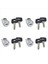4x Araba Ateşleme Kilit Silindir Anahtarı 1264600604 1264600304 ile Mercedes Benz W124 C124 W201 190E 260E E320 (Yurt Dışından) 1