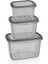 Ekstra Hacimli Saklama Kabı Seti 3 Boy Derin Saklama KABI-(800 ML+1300 ML+2300 Ml)- Bpa Free 2