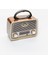 Şarjlı Ledli Retro Ahşap Radyo Mp3 Çalar KN-1183BT 1