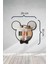 Mickey Mouse Figürlü Çocuk Odası Dekoratif Ayna 5
