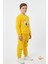 Sarı Tweety Nakışlı Welsoft Erkek Çocuk Eşofman Takımı – Peluş Sıcak Kumaş Pijama Takımı 3