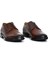 Hakiki Deri Kahverengi Klasik Erkek Ayakkabı Bağcıklı Rahat Eva Taban - 3337 2