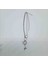 Çelik Silver Sallantılı Ikili Kalp Kolye 3