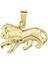 14 Ayar Aslan Tasarım Altın Kolye Ucu 1