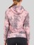 Kadın Termal Kapşonlu Sweatshirt 2. Seviye 6194 - Pembe Baskılı 3
