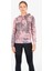 Kadın Termal Kapşonlu Sweatshirt 2. Seviye 6194 - Pembe Baskılı 4
