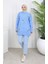 Triko Garnili Tunik 3010-10 Mavi 3