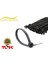 Uv Tork Kablo Bağı Cırt Kelepçe 4,8 MMX370 mm Siyah 100 'lü Paket 1