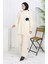 Triko Balıkçı Yaka Tunik Pantolon Ikili Takım 1015-04 Bej 3
