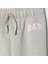 Logo Kalp Desenli Pull-On Jogger Fleece Çocuk Gri Eşofman ALTI.001 3