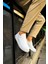 CH979 - Santoni Crt Spor Erkek Ayakkabı Beyaz 2