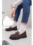 Nesil Shoes Fncy 816 Kahve Maskulen Kadın Lofer 1