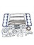 1set Outo Motor Pro Revulhul Conta Kiti Chevrolet Sbc 283 302 307 327 350 5 7l C350-1 260-1000 KS2600 (Yurt Dışından) 5