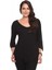 Zerotantik File Detay Truvakar Kol Büyük Beden Bluz Siyah 3