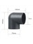 2x 75MM Araba Isıtıcı Kanal Borusu Hava Havalandırma Çıkışı L Şekil Dirsek Bükülme Boru Egzoz Konnektörü Webasto Eberspaecher (Yurt Dışından) 4