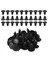 30PCS 9mm x 8mm Delikli Plastik Araba Çamurluk Köknar Ağacı Klips Perçinleri Tutucu (Yurt Dışından) 3