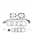 2x Vanos O-Ring Conta Onarım Kiti Bmw E36 E39 E46 E53 E60 E83 E85 M52TU M54 Çift Göze Daylı Onarım Kiti 113614333513 (Yurt Dışından) 3