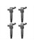 4pcs Hyundai Sonata Için Ateşleme Bobini Santa Fe Genesis Coupe Tucson IX35 Kia Optima Sportage 27300-3F100 UF-611 (Yurt Dışından) 5