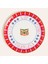 Lublın Porselen Pizza Tabağı 33X33X1.5 cm Turuncu - Pembe 1