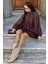 Kadın Yarasa Kol Oversize Süet Ceket P-00018860 2