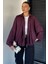 Kadın Yarasa Kol Oversize Süet Ceket P-00018860 1