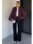 Kadın Yarasa Kol Oversize Süet Ceket P-00018860 2