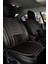 Kia Carnival Deri Oto Koltuk Kılıfı Ön Arka Takım Siyah Beyaz Royal Serisi Scr 1