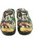 Kadın Air Max Siyah Mickey Mouse Desenli Hakiki Deri Ortopedik Sabo Terlik 2
